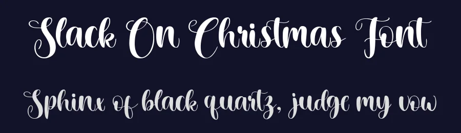 Slack On Christmas Font by Lettermine — Script Handwritten Font — thumbnail 2