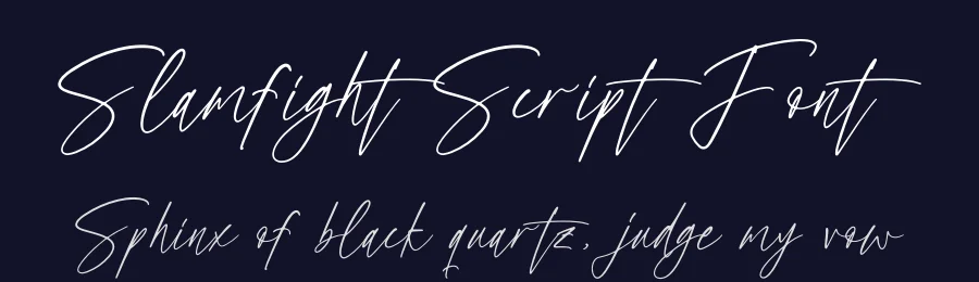 Slamfight Script Font by Operatype.Co — Script Handwritten Font — thumbnail 2