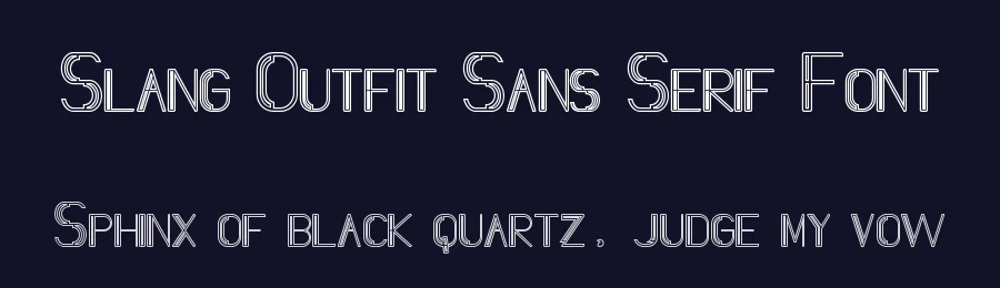 Slang Outfit Sans Serif Font by edricstudio — Sans Serif Font — thumbnail 2