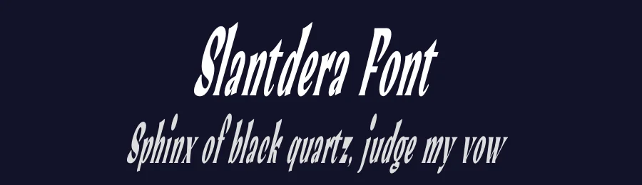 Slantdera Font by akbartype — Display Font — thumbnail 2
