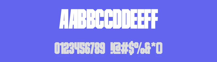Slasher – Heavy Sans Display Font by Pian45 Studio — Display Font — thumbnail 3
