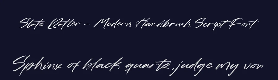 Slate Batter – Modern Handbrush Script Font by stylishtype.co — Script Handwritten Font — thumbnail 2