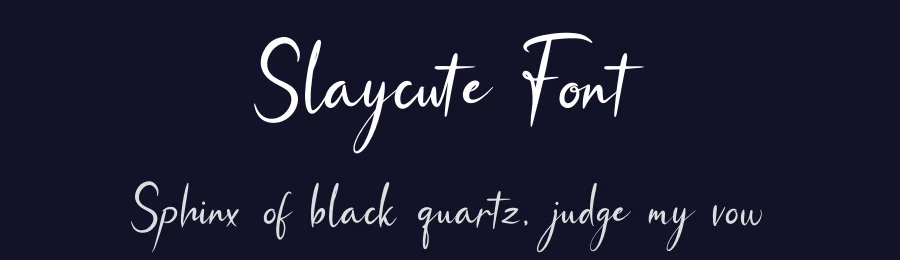 Slaycute Font by Denustudios — Script Handwritten Font — thumbnail 2