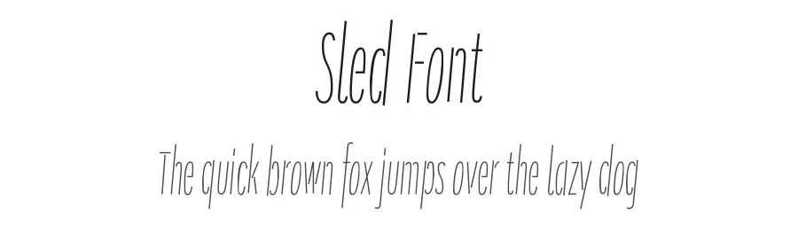 Sled Font by Linda Hintz — Sans Serif Font