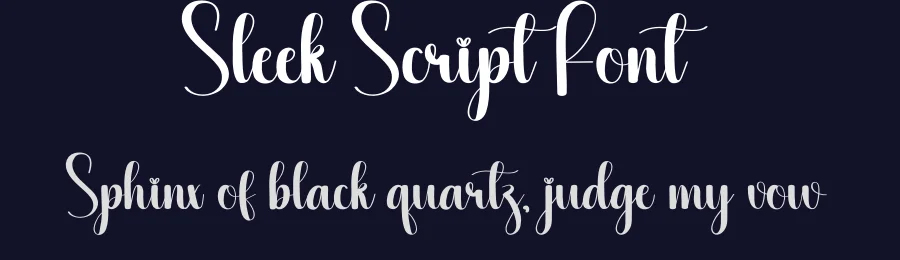 Sleek Script Font by creativeletter — Script Handwritten Font — thumbnail 2