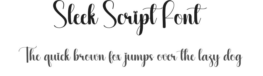 Sleek Script Font by creativeletter — Script Handwritten Font