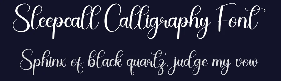 Sleepcall Calligraphy Font by creativeletter — Script Handwritten Font — thumbnail 2