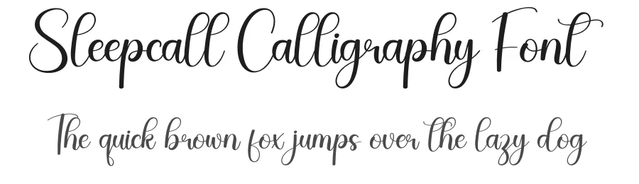 Sleepcall Calligraphy Font by creativeletter — Script Handwritten Font