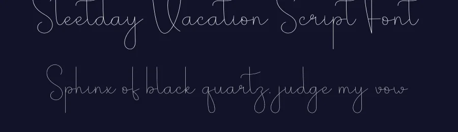 Sleetday Vacation Script Font by andikastudio — Script Handwritten Font — thumbnail 2