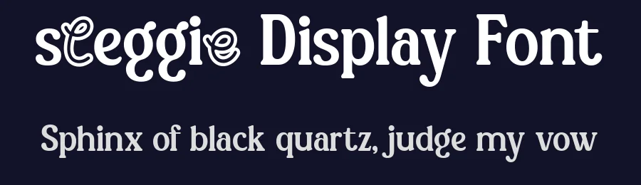 Sleggie Display Font by glyphminds.studios — Display Font — thumbnail 2