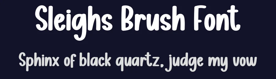 Sleighs Brush Font by creativeletter — Display Font — thumbnail 2