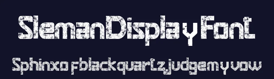 Sleman Display Font by yontype — Display Font — thumbnail 2