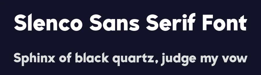 Slenco Sans Serif Font by Patria Ari Typestudio — Sans Serif Font — thumbnail 2