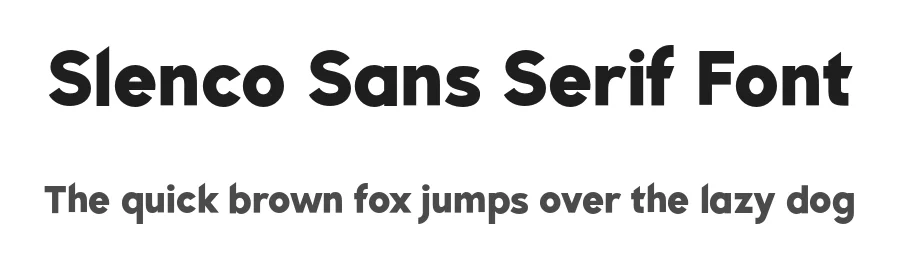 Slenco Sans Serif Font by Patria Ari Typestudio — Sans Serif Font