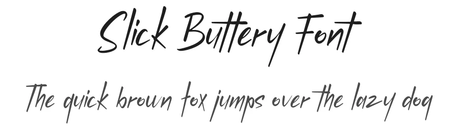Slick Buttery Font by Forberas Foundry — Script Handwritten Font