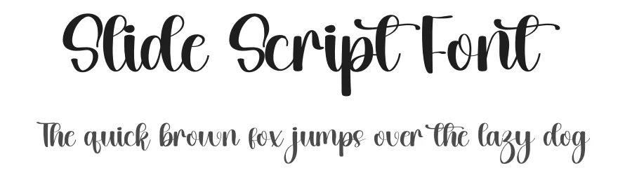Slide Script Font by inermediaSTUDIO — Script Handwritten Font