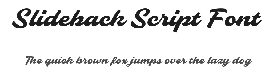 Slideback Script Font by Glowtype — Script Handwritten Font
