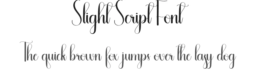 Slight Script Font by andikastudio — Script Handwritten Font