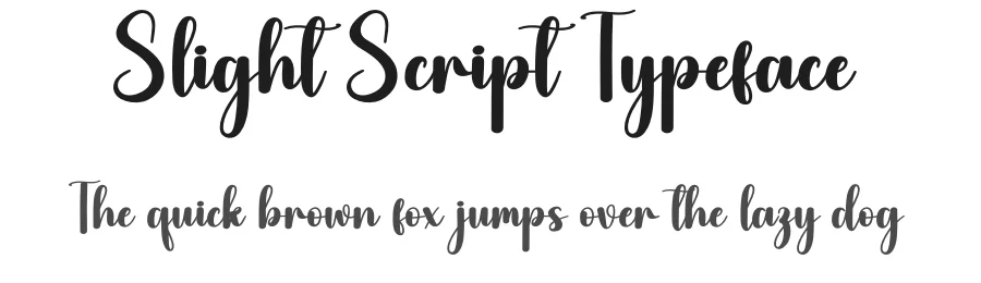 Slight Script Typeface by creativeletter — Script Handwritten Font