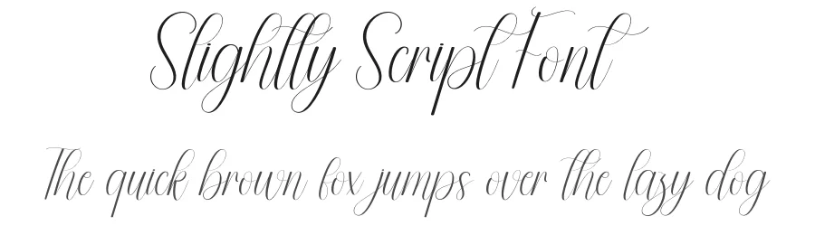 Slightly Script Font by andikastudio — Script Handwritten Font