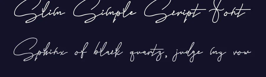 Slim Simple Script Font by inermediaSTUDIO — Decorative Font — thumbnail 2