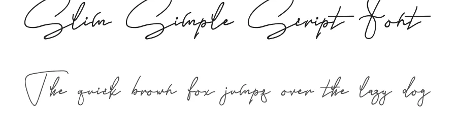 Slim Simple Script Font by inermediaSTUDIO — Decorative Font