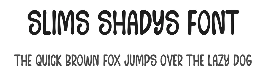 Slims Shadys Font by Minimalist Eyes — Display Font