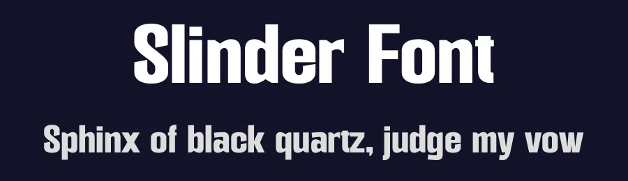 Slinder Font by TypeLogue — Sans Serif Font — thumbnail 2