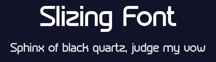 Slizing Font by IDEBARENG — Sans Serif Font — thumbnail 2