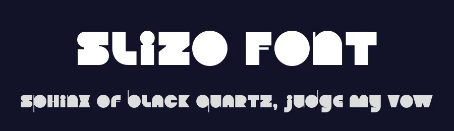 Slizo Font by roomspace.cl — Decorative Font — thumbnail 2