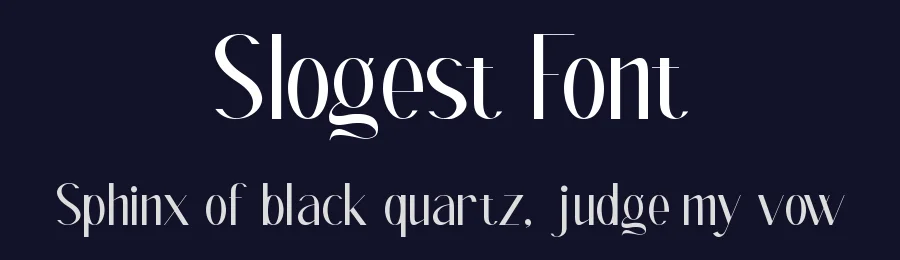 Slogest Font by SlideShoot — Decorative Font — thumbnail 2