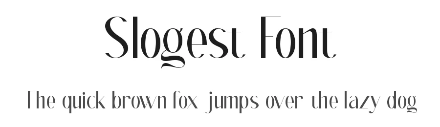 Slogest Font by SlideShoot — Decorative Font