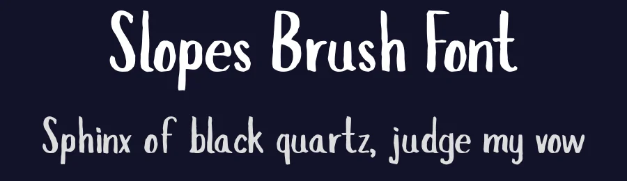 Slopes Brush Font by Boris Garic — Script Handwritten Font — thumbnail 2