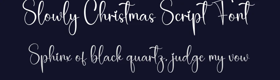 Slowly Christmas Script Font by creativeletter — Script Handwritten Font — thumbnail 2