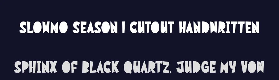 Slowmo Season | Cutout Handwritten by Gracetypestudio — Script Handwritten Font — thumbnail 2