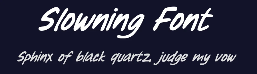Slowning Font by Pinisi ART — Decorative Font — thumbnail 2