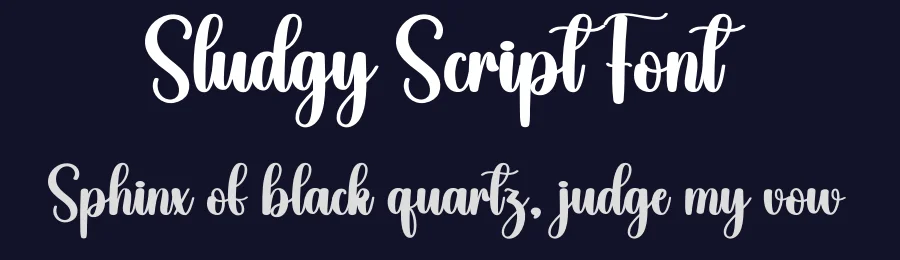 Sludgy Script Font by creativeletter — Script Handwritten Font — thumbnail 2