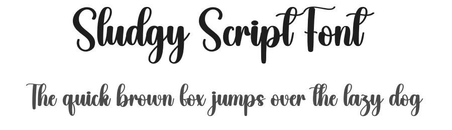 Sludgy Script Font by creativeletter — Script Handwritten Font