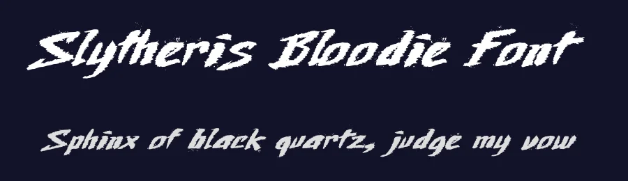 Slytheris Bloodie Font by Dhabee — Script Handwritten Font — thumbnail 2
