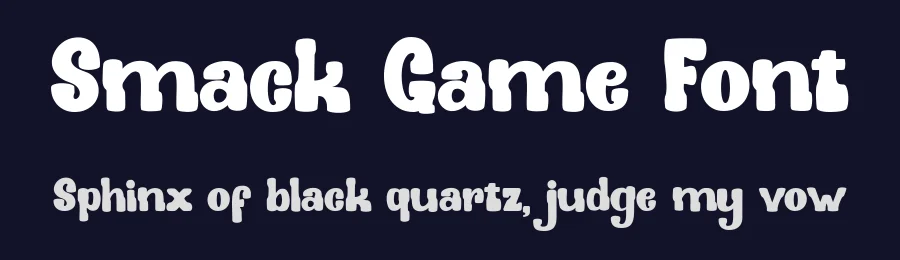 Smack Game Font by bearydsgn — Display Font — thumbnail 2