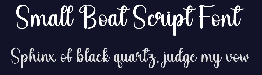 Small Boat Script Font by andikastudio — Script Handwritten Font — thumbnail 2