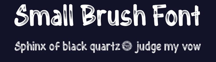 Small Brush Font by CalligraphyFonts.net — Script Handwritten Font — thumbnail 2