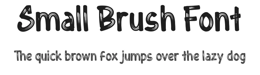 Small Brush Font by CalligraphyFonts.net — Script Handwritten Font