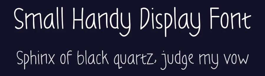 Small Handy Display Font by Salamahtype — Display Font — thumbnail 2