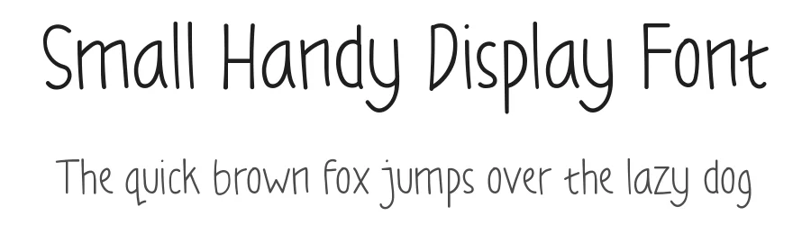 Small Handy Display Font by Salamahtype — Display Font