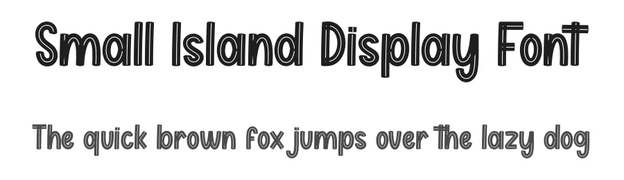 Small Island Display Font by creativeletter — Script Handwritten Font