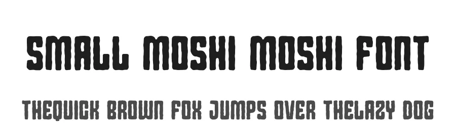 Small Moshi Moshi Font by unio creative solutions β Decorative Font