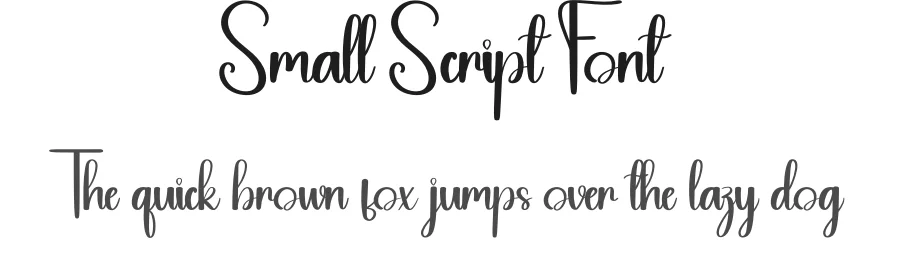 Small Script Font by andikastudio — Script Handwritten Font