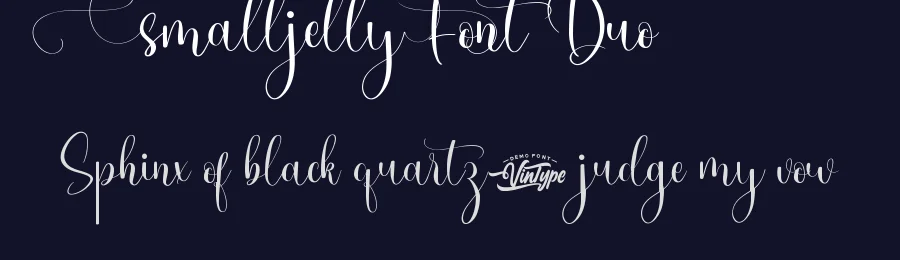 Smalljelly Font Duo by VinType — Display Font — thumbnail 2