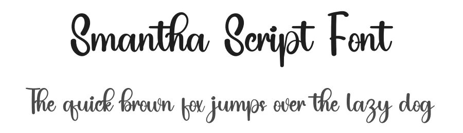Smantha Script Font by inermediaSTUDIO — Script Handwritten Font
